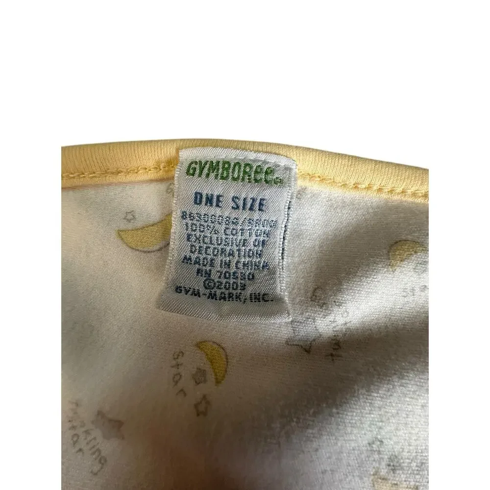 Vintage Gymboree Shining Moon Twinkling Star Security Blanket HTF 35